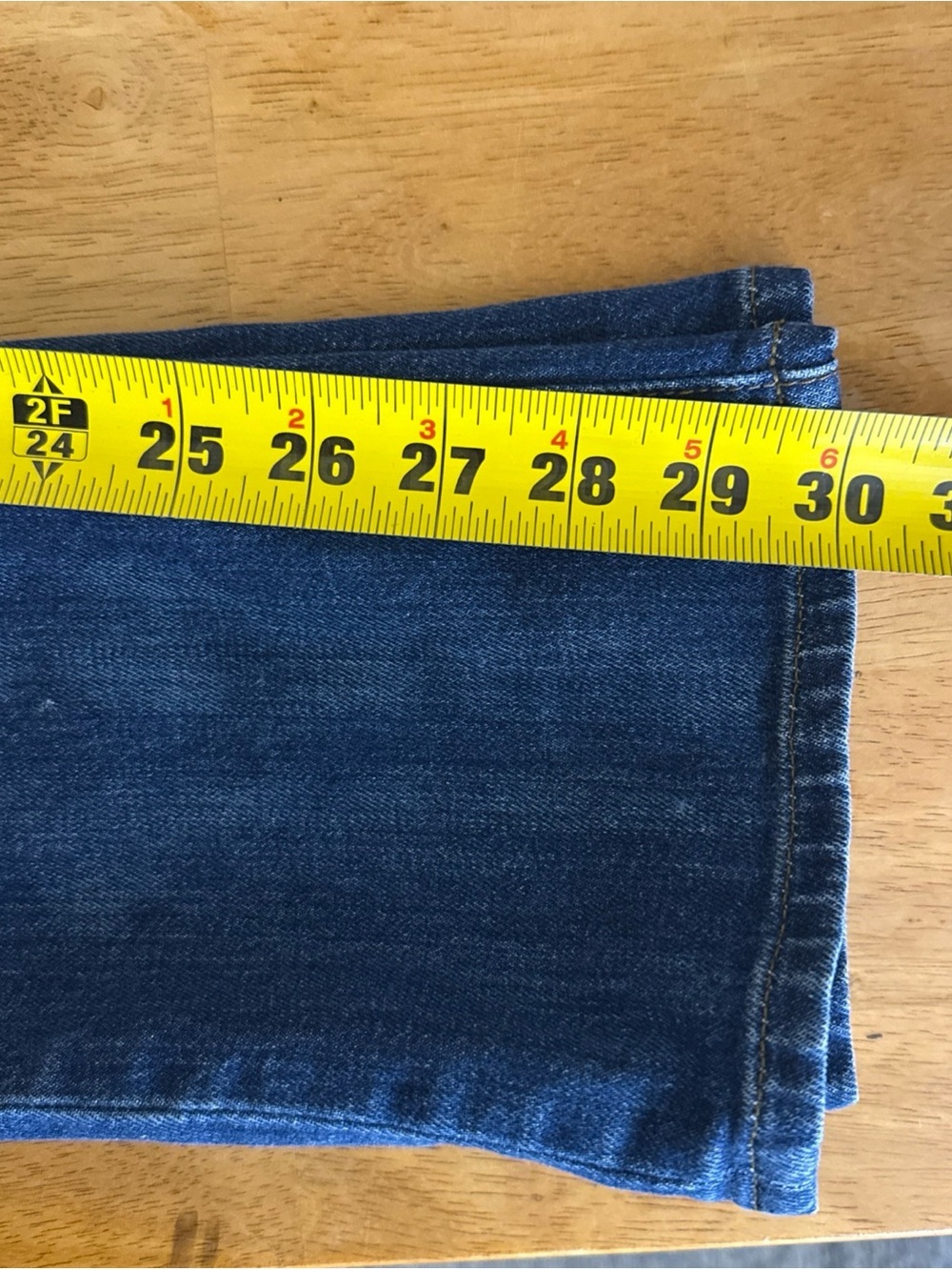 Madewell Jeans Women’s 26 The Slim Boy Jean Stretch Distressed Denim Straight - Picture 6 of 9